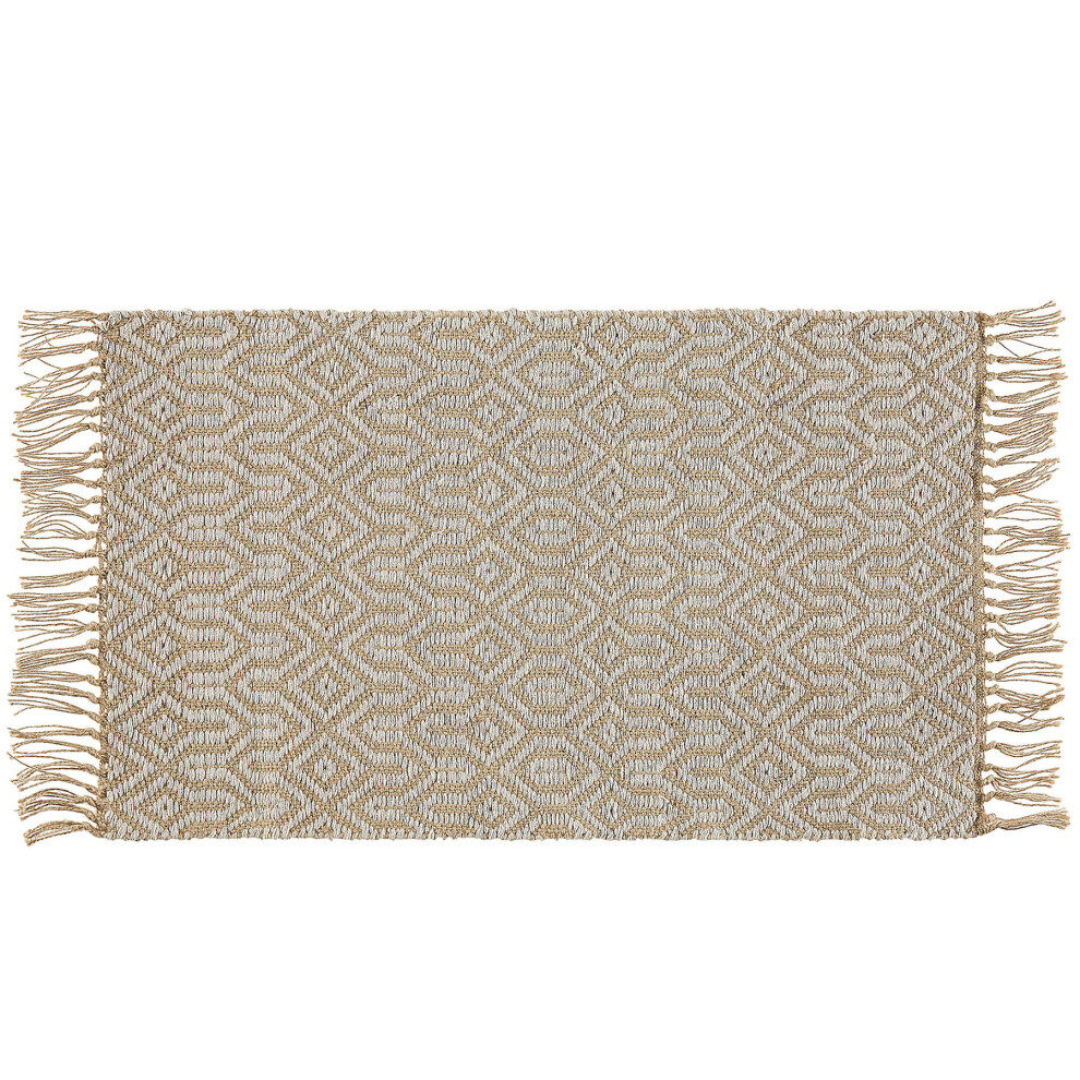 Jute Runner Rug 50 x 80 cm Beige POZANTI