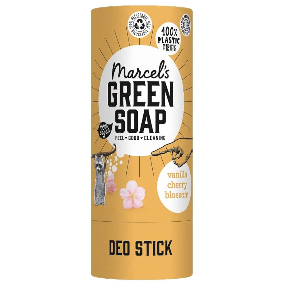 Marcels Green Soap Green Marcels Soap Deo Stick Vanilla & Cherry Blossom 40G