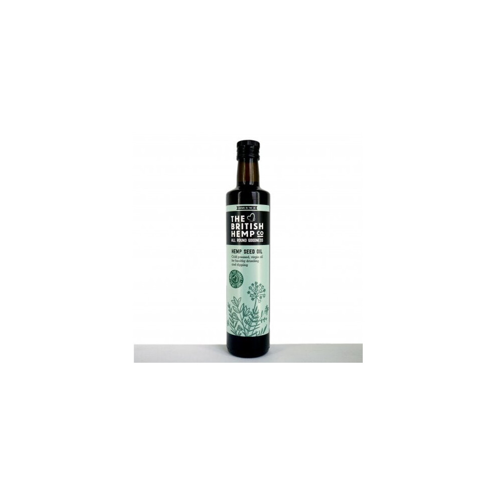 The British Hemp Company Cold Pressed Hemp Seed Oil 500ml