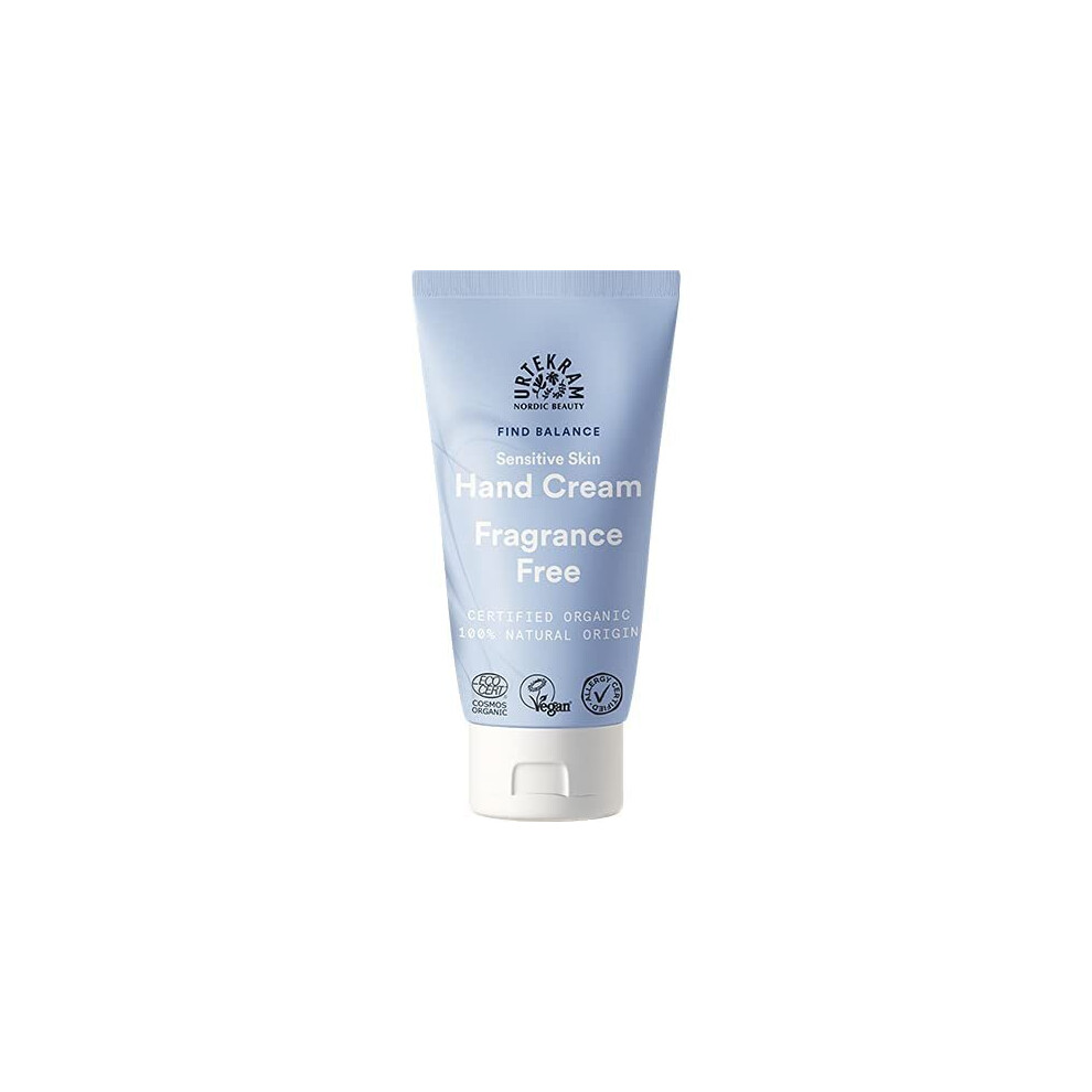 Urtekram Fragrance Free Hand Cream for Sensitive Skin 75ml - 4 Pack - Image 5