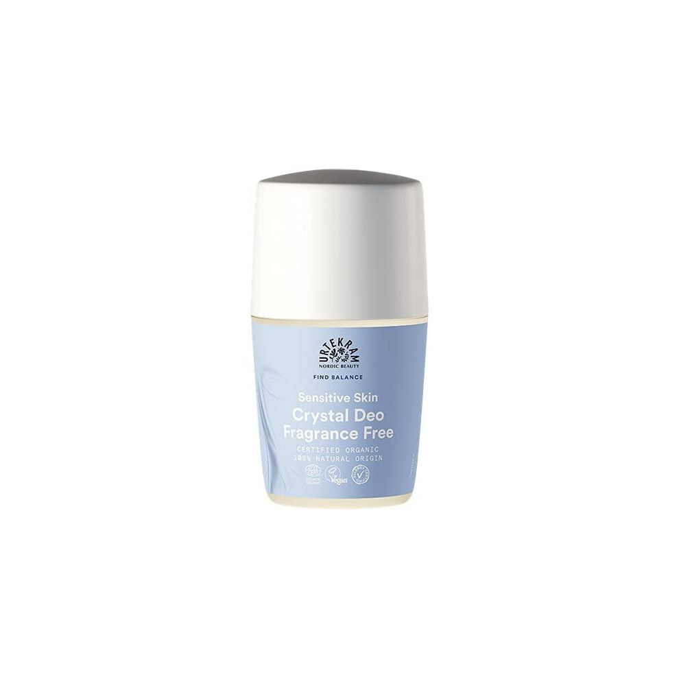 Urtekram - Urtekram Fragrance Free Crystal Deodorant - 50ml | COSMOS ORGANIC certified by Ecocert Greenlife; Natural deodorant with mineral salt and aloe vera, without added perfume - Image 7