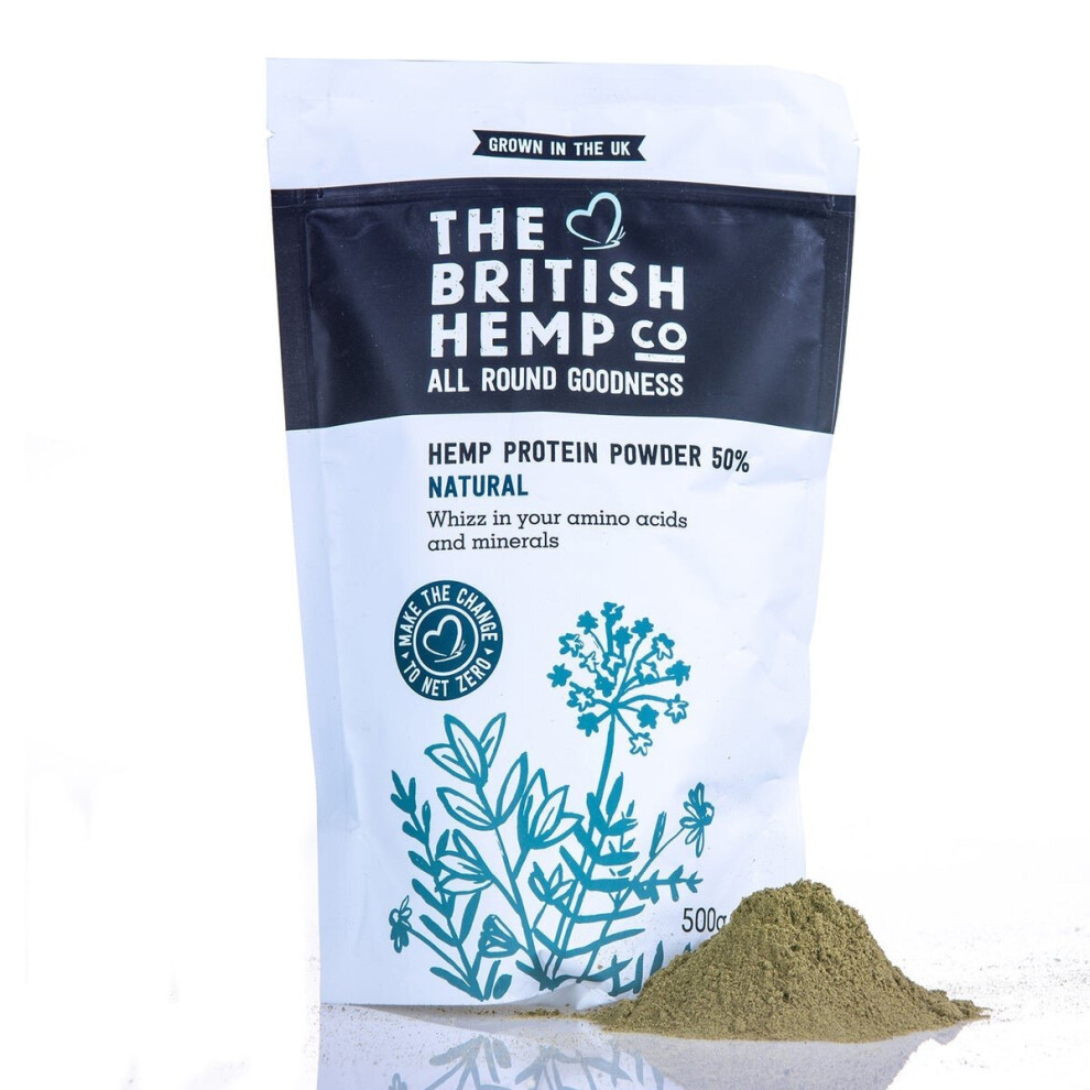 The British Hemp Company Hemp Protein Powder - 52% 500G