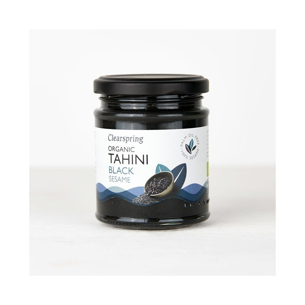 Clearspring Wholefoods Organic Tahini Black Sesame 170g