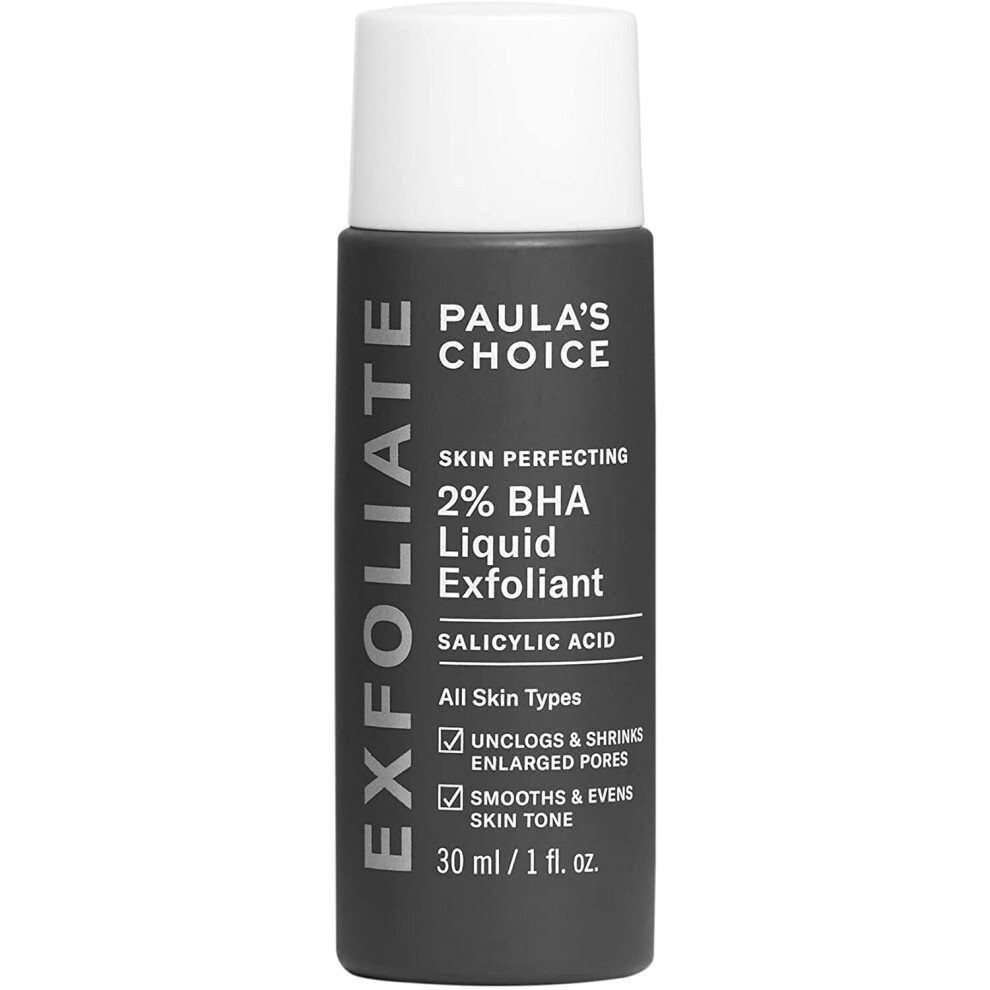 Paula's Choice Skin Perfecting 2% BHA Salicylic Acid Liquid Exfoliant - Face Exfoliating Peel Fights Blackheads, Breakouts & Enlarged Pores