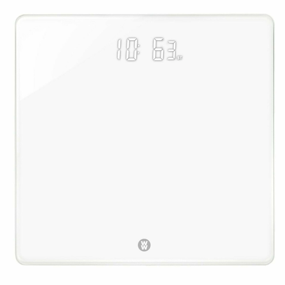 Weight Watchers 8905U Bathroom Weigh Scale, White LED Display, 182kg