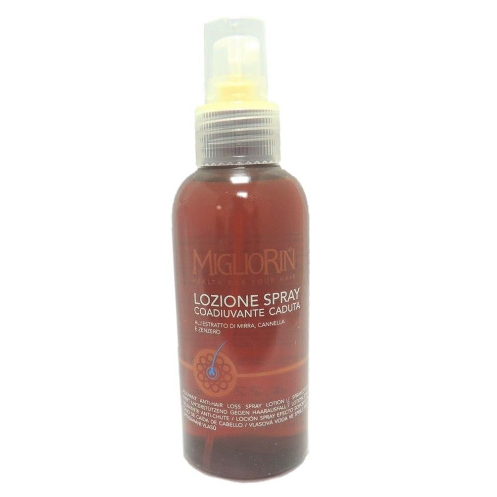 Migliorin Adjuvant Anti Hair Loss Spray Lotion Promote Peripheral Skin Circulation 125Ml