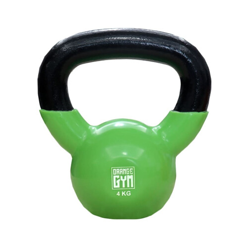 Orange Gym - Vinyl-Kettlebell - 4 kg