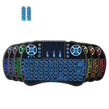 VONTAR i8 Wireless Keyboard Touchpad Handheld English AAA Ver