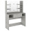 VidaXL vidaXL Makeup Table with LED Lights MDF Concrete Grey Cosmetic Dressing Table 5