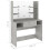 VidaXL vidaXL Makeup Table with LED Lights MDF Concrete Grey Cosmetic Dressing Table 6
