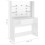 VidaXL vidaXL Makeup Table with LED Lights MDF White Cosmetic Vanity Dressing Table 6