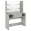 VidaXL vidaXL Makeup Table with LED Lights MDF Concrete Grey Cosmetic Dressing Table 2