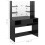 VidaXL vidaXL Makeup Table with LED Lights MDF Shining Black Cosmetic Dressing Table 6