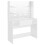 VidaXL vidaXL Makeup Table with LED Lights MDF White Cosmetic Vanity Dressing Table 2