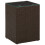VidaXL vidaXL 3x Side Tables with Glass Top Brown Poly Rattan Accent Sofa End Table 4