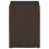 VidaXL vidaXL 3x Side Tables with Glass Top Brown Poly Rattan Accent Sofa End Table 5