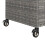 VidaXL vidaXL Barwagen mit Schublade Grau 100x45x97 cm Poly Rattan 6