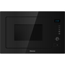 Hisense HB25MOBX7GUK Sisäänrakennettu mikroaaltouuni, jossa on grilli - musta