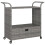VidaXL vidaXL Barwagen mit Schublade Grau 100x45x97 cm Poly Rattan 2