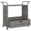 VidaXL vidaXL Barwagen mit Schublade Grau 100x45x97 cm Poly Rattan 4