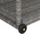 VidaXL vidaXL Barwagen Grau 100x45x83 cm Poly Rattan 5