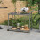 VidaXL vidaXL Barwagen Grau 100x45x83 cm Poly Rattan 1