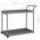 VidaXL vidaXL Barwagen Grau 100x45x83 cm Poly Rattan 6