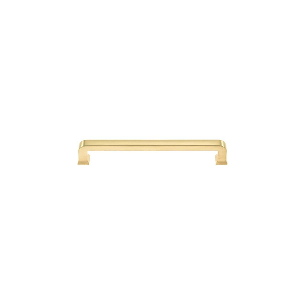 Utopia Alley Hw406bb 6.3 In. Center To Center Zinc Cabinet Pull, Brushed Brass 758277908757