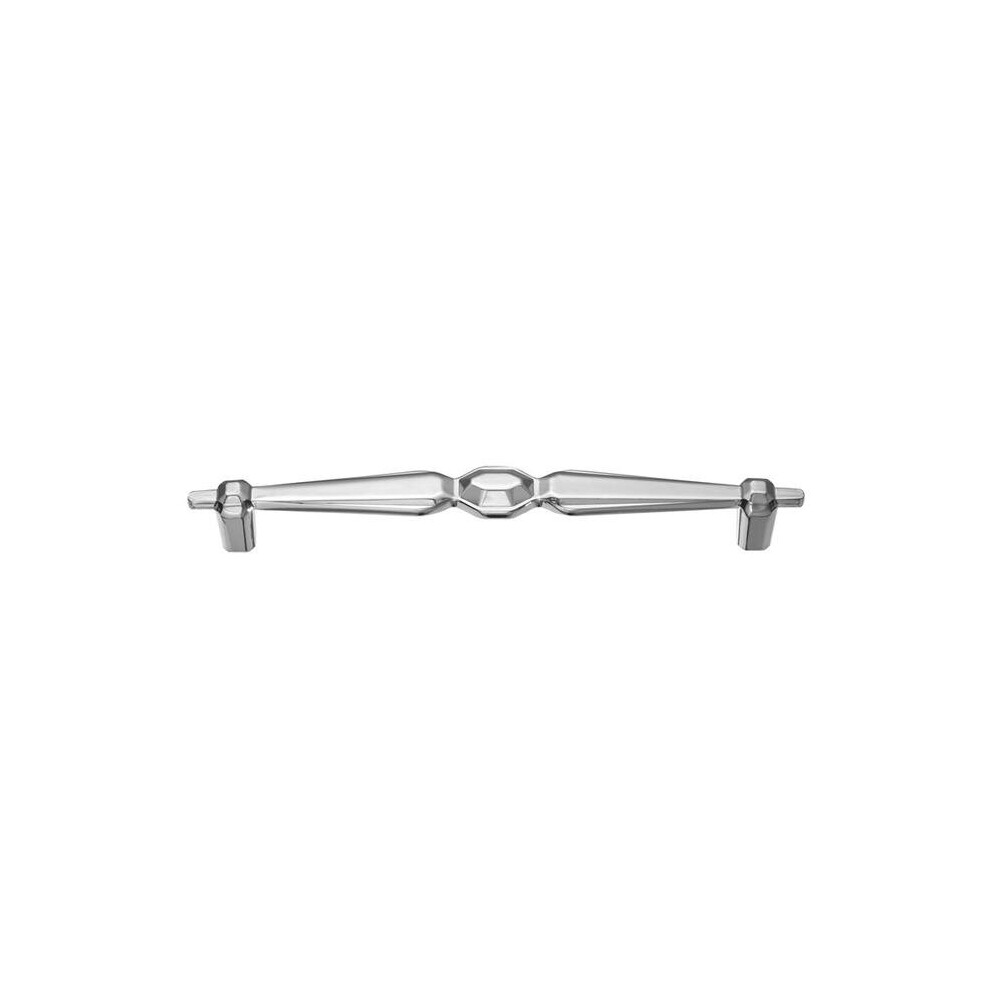 Utopia Alley Hw399ss 6.3 In. Center To Center Zinc Cabinet Pull, Polished Chrome 758277908689