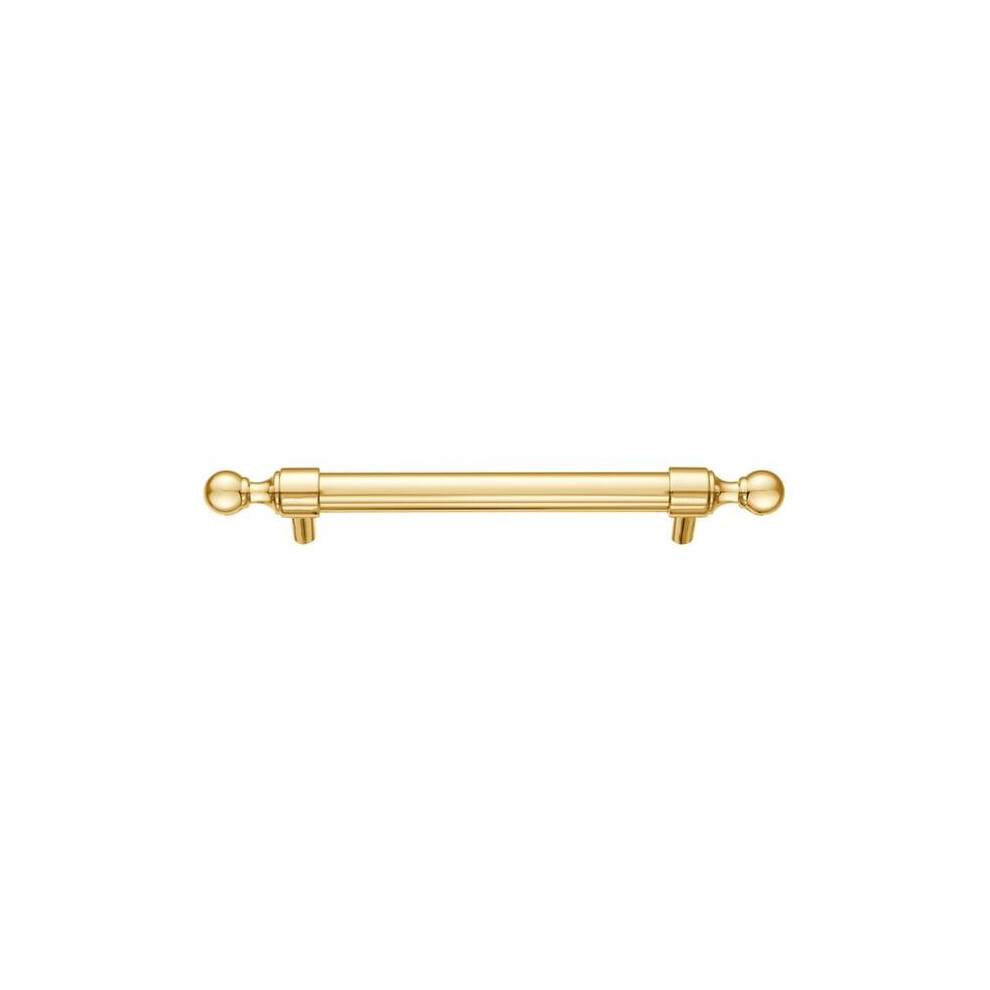Utopia Alley Hw390gd 5 In. Center To Center Copper & Zinc Cabinet Pull, Polished Gold 758277908597