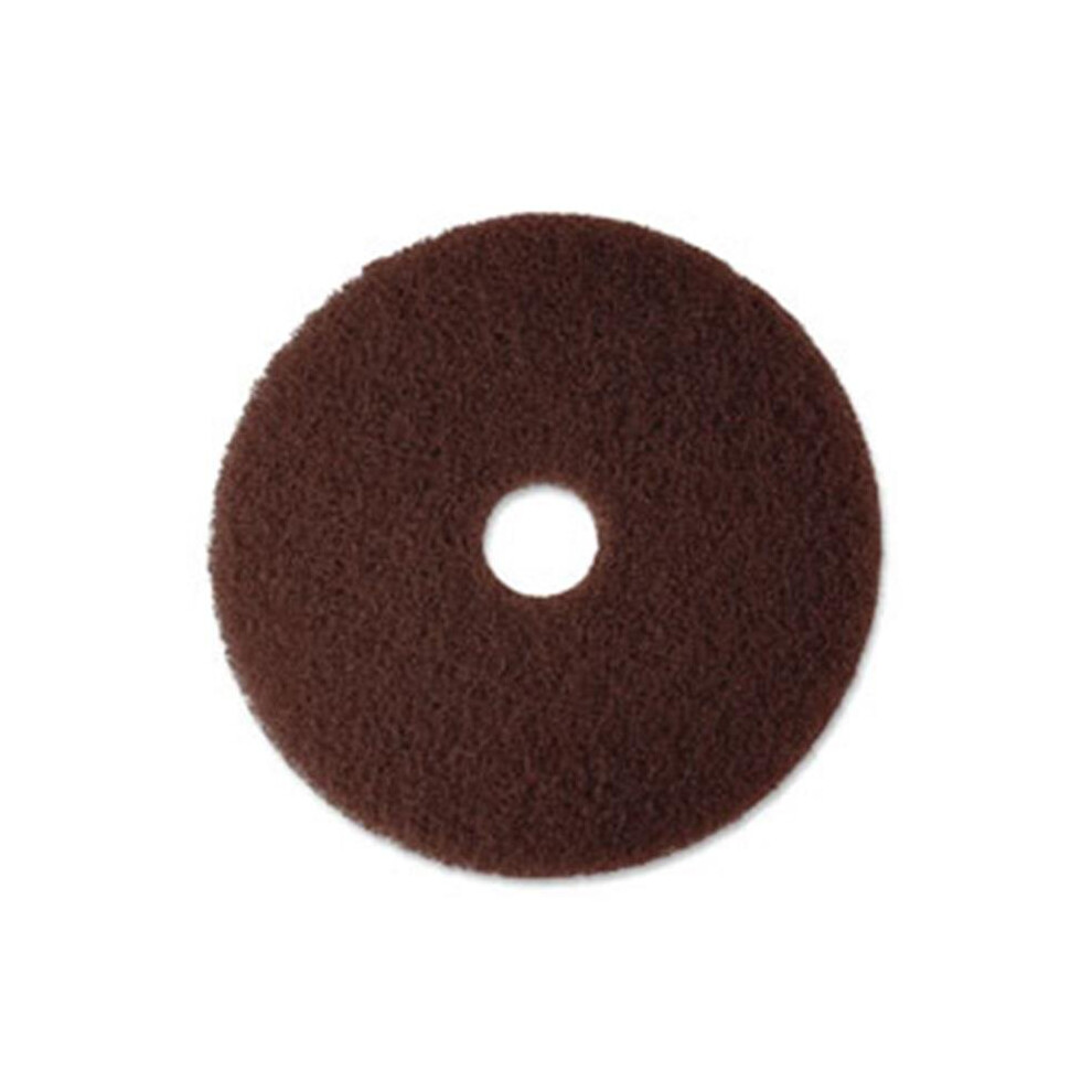 3M MMM08448 Brown Stripping Floor Pad, 5 Per Carton