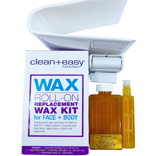 Clean & Easy Roll-On Wax Replacement Wax Kit 2