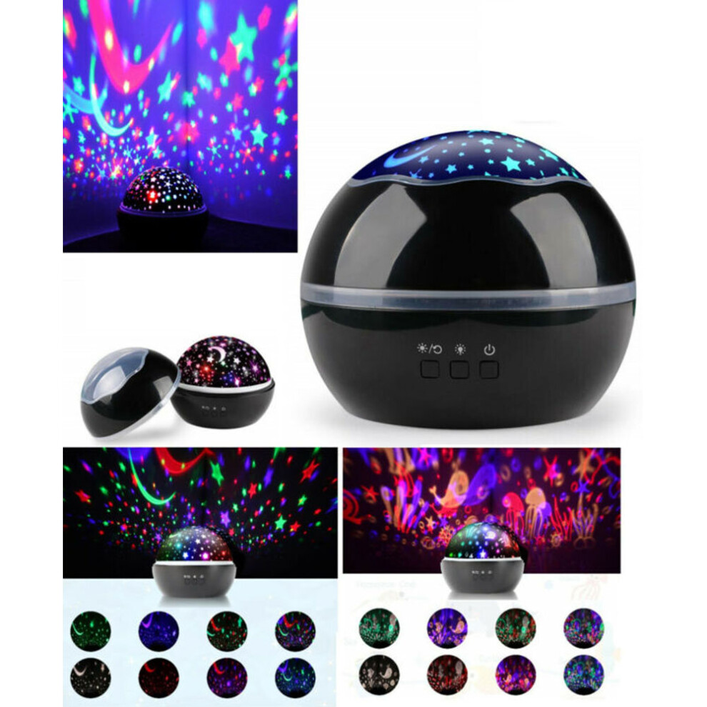 Calming Autism Led Sensory Toys Projector Multicolour Sky Star Lamp Usb Uk Light