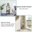 3 Tier getopft Ecke Pflanze Stand Bambus Blumentopf Halter 7