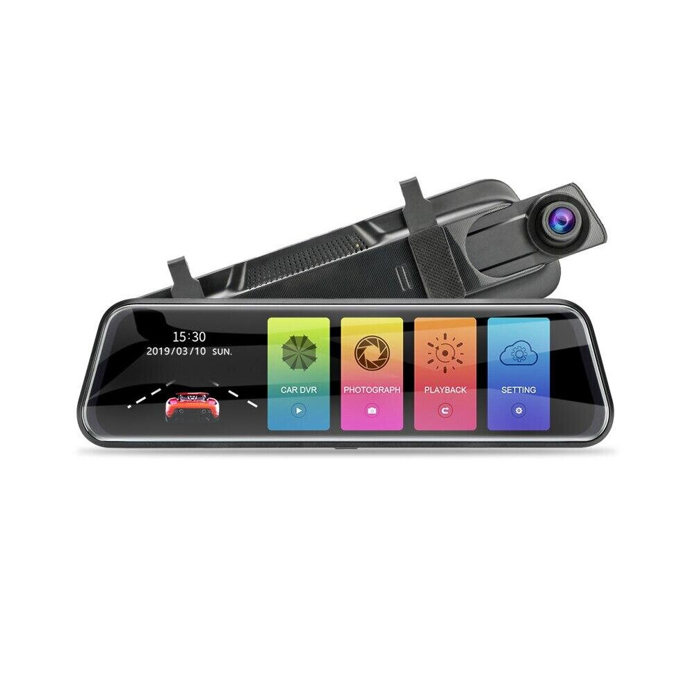 Jansite 10 inches 2.5K Car camera Media Player T29S 6m 1080P 64G Card 