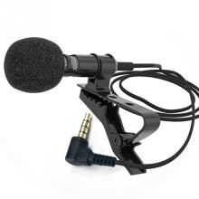 VOXLINK 3.5 mm Microphone Clip Tie 90 degree 3m