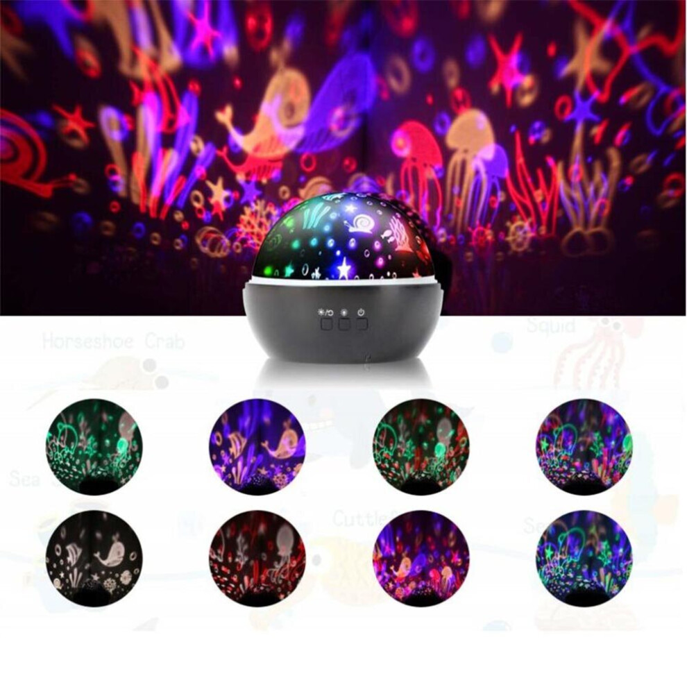 Calming Autism Led Sensory Toys Projector Multicolour Sky Star Lamp Usb Uk Light