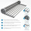 Non-slip Roll Up Dish Drying Rack, Space-saving Over Sink 43 x 35 cm 3