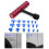 Car Paintless Dent Repair Removal Kit Tool T-Bar Puller Lifter Set With 18 Tabs 3