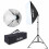 Softbox Photography Lighting Kit, 800W Studio Light 20×28 E27 Socket 9
