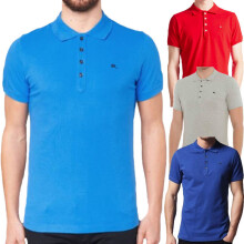 (Red, 2XL) DIESEL T HEAL Mens Polo Shirt