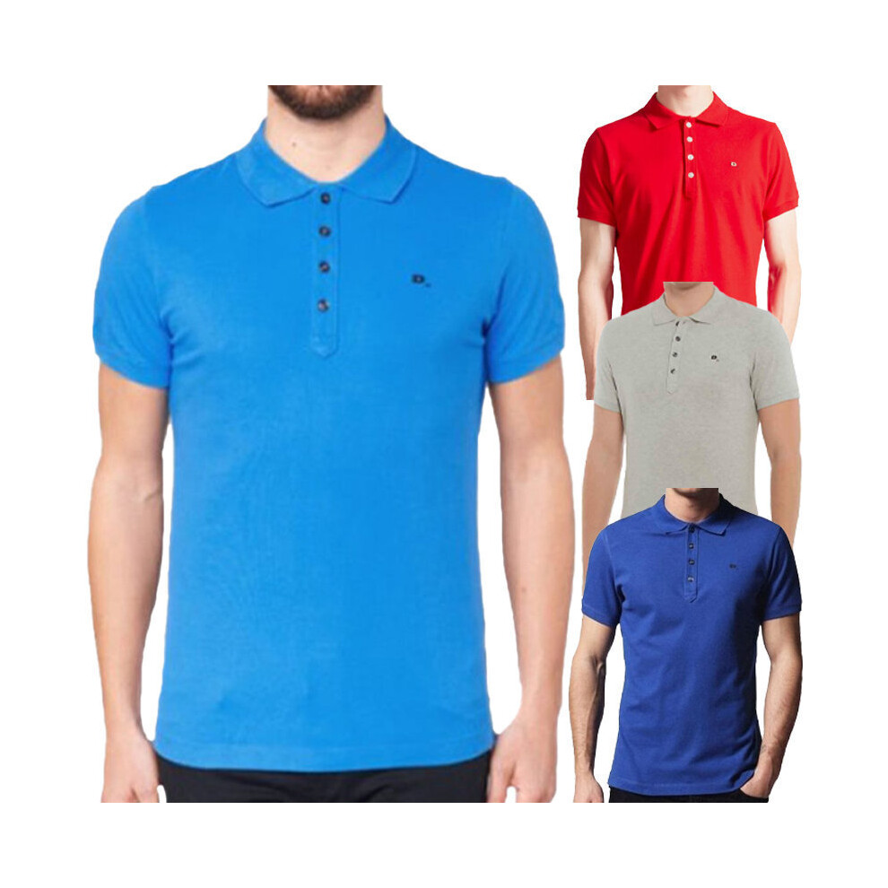 New Diesel Men's (, 2XL) T Heal Polo Shirt Red