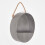 Homescapes (Medium) Round Metal Hanging Wall Planter 1