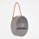 Homescapes (Small) Round Metal Hanging Wall Planter 3