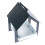 Homescapes Homescapes Hanging Black Metal Bird Table with Chain 1