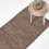 Homescapes (66 x 200 cm, Brown) Madras Leather Hemp Rug 1