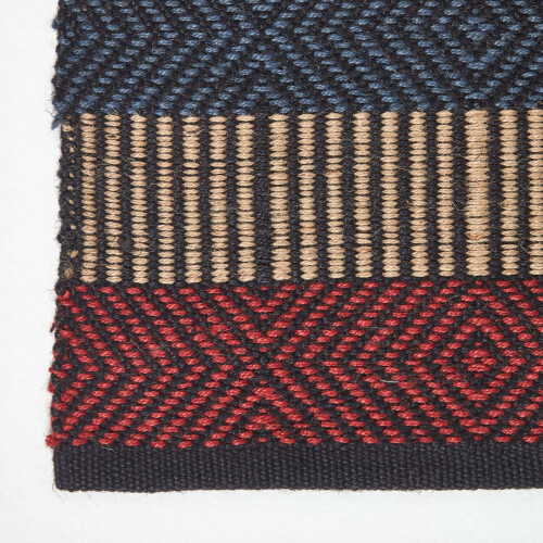 Homescapes (60 x 100 cm) Multicolour Striped Jute Rug 2