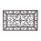 Homescapes Homescapes Cast Iron Door Mat Brown Rectangular Parisian Design 1