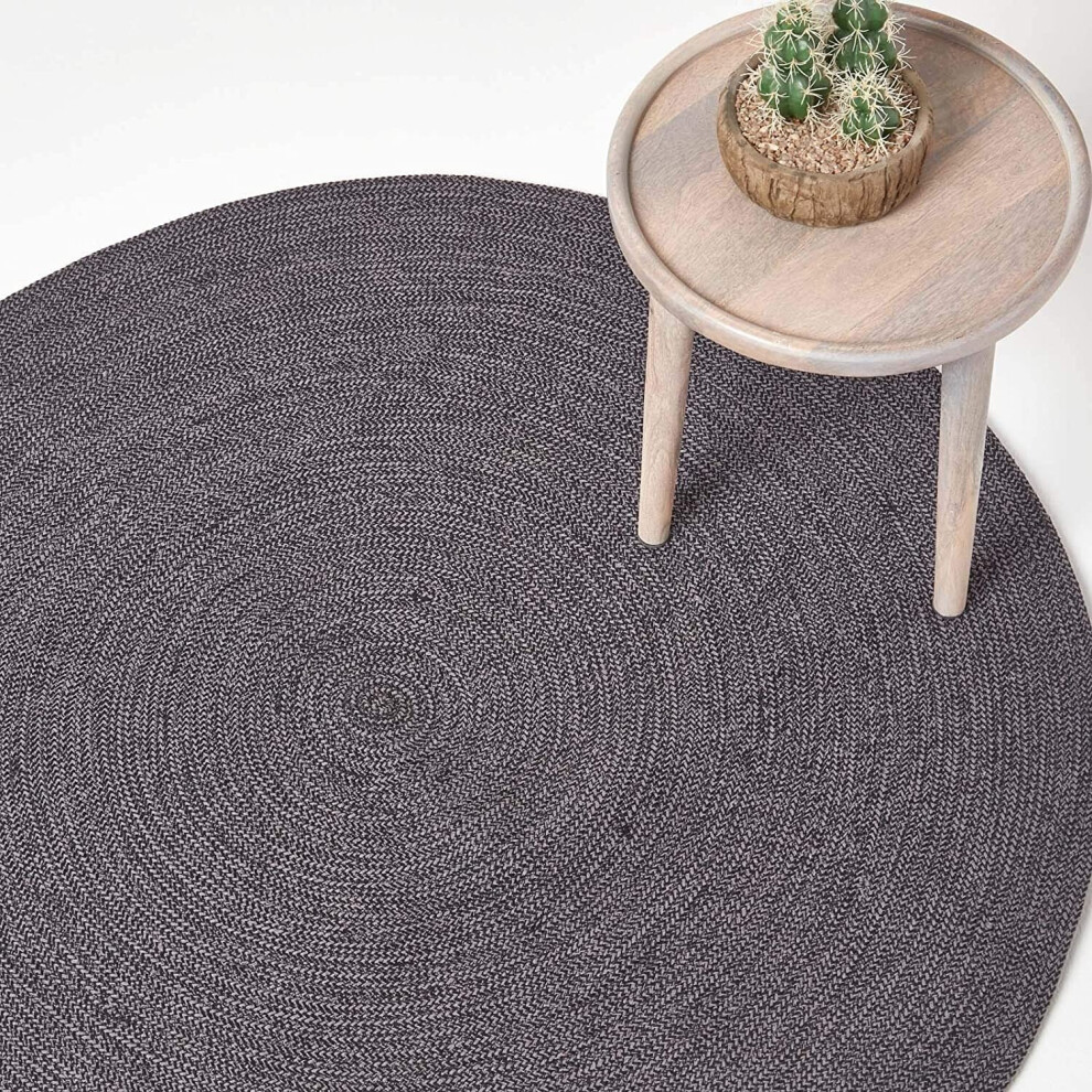 Melange Braided Round Rug