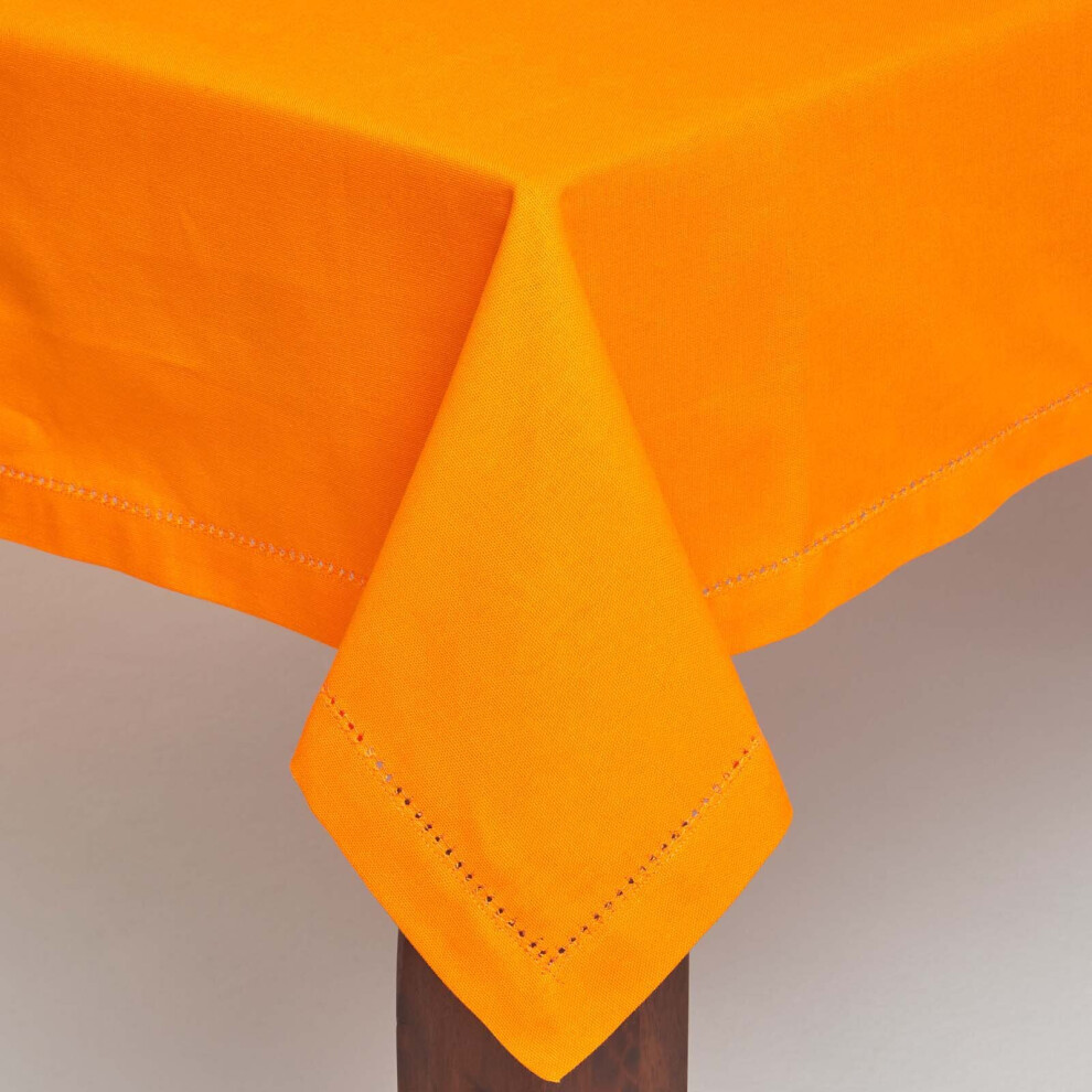 Plain Cotton Tablecloth, 137cm x 228cm